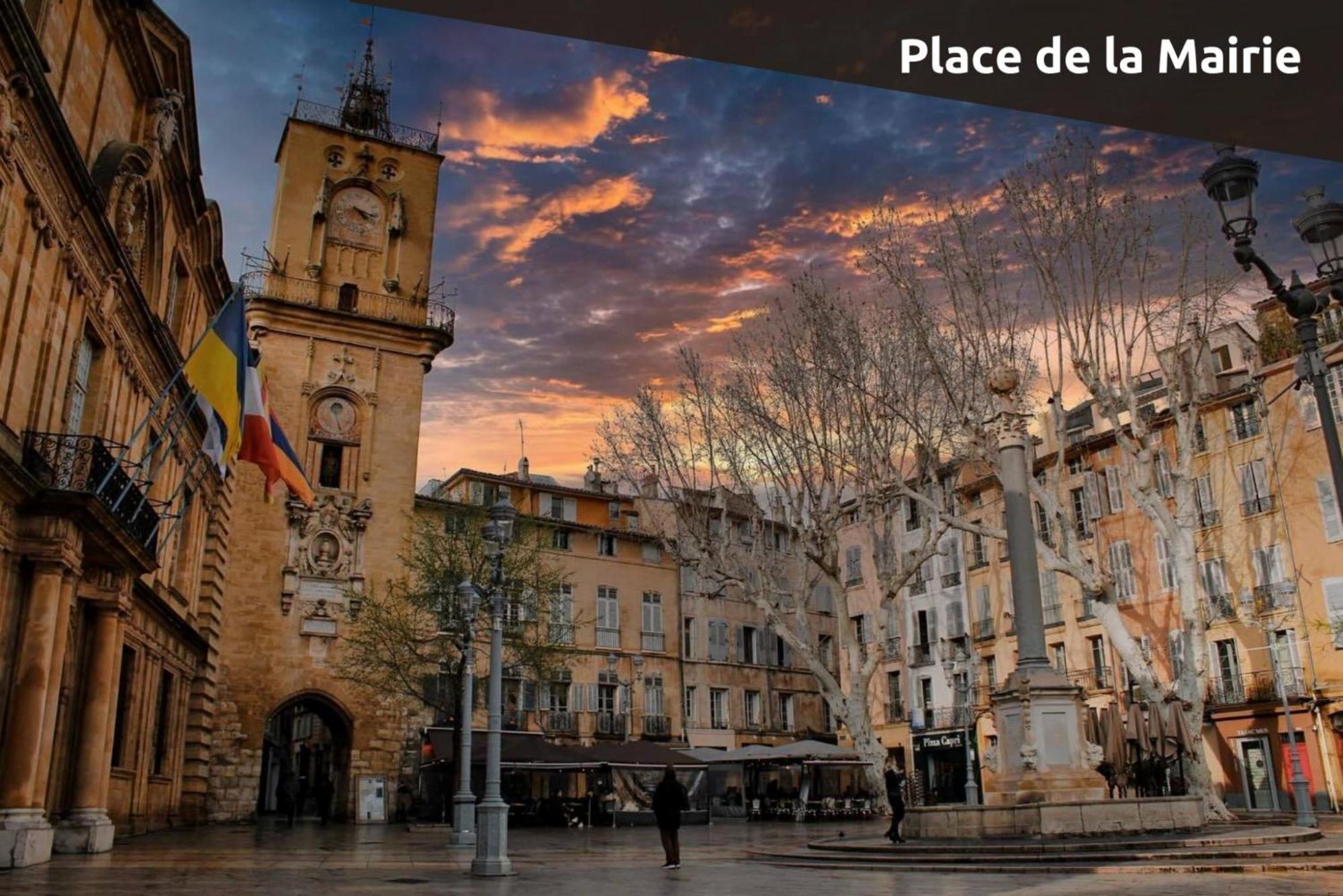 Le Petit Saint Esprit - Centre Ville - Calme - Lumineux - Fibre 엑상프로방스 외부 사진